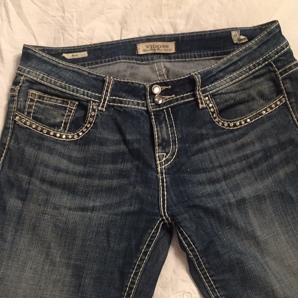 Vigoss embellished Capri Jeans